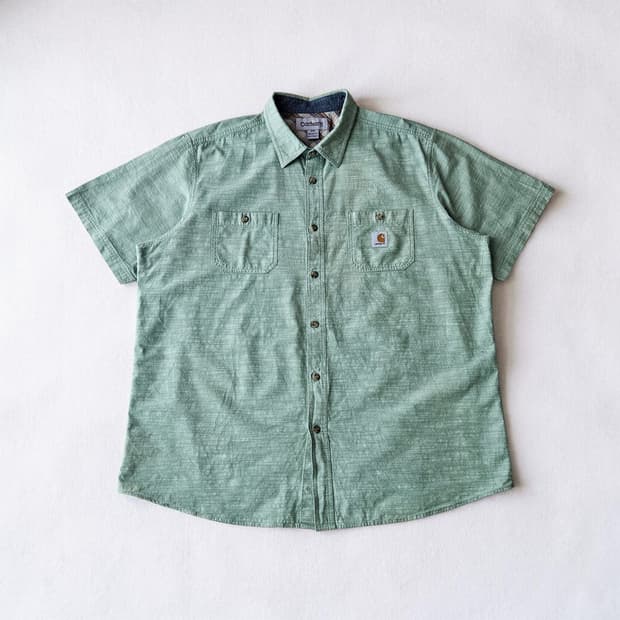 칼하트 면 오버핏 반팔셔츠 XXL