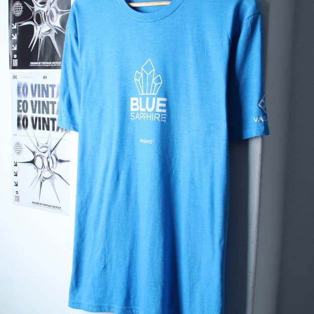 (L-2XL) 브랜드빈티지 반팔 티셔츠 USA 빅사이즈 블루-H30243