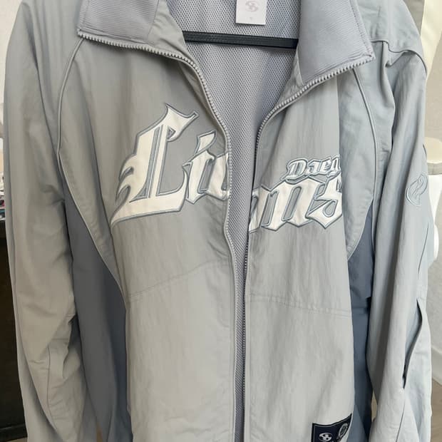 삼성라이온즈 산산기어 콜라보 바람막이