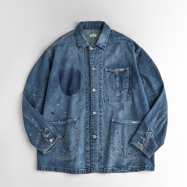 [2] 비헤비어 DISTRESSED COVERALL JAKCET