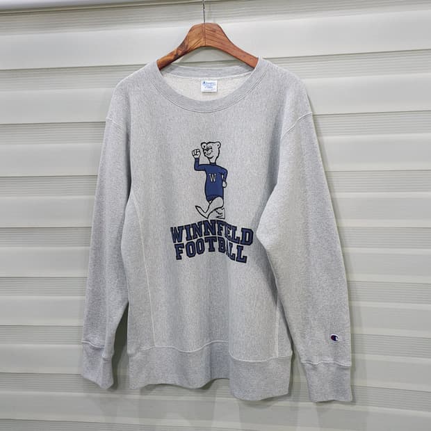 챔피온 리버스 위브 크루넥 스웻셔츠- XL