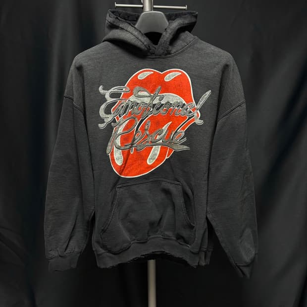 L) madeworn rolling stones hoodie