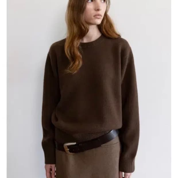 수아마르 로딘 크루넥 니트 suamar