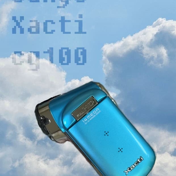 새상품급) sanyo xacti cg100 산요 작티 빈티지 캠코더