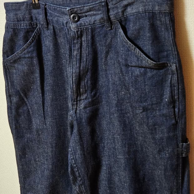 유니클로 데님 워크 펜츠 코튼 린넨