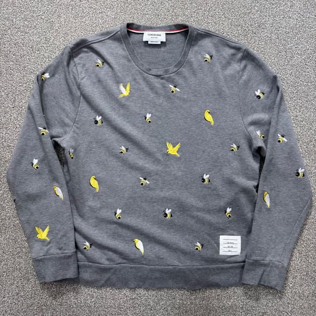 톰브라운 버드 앤 비 맨투맨