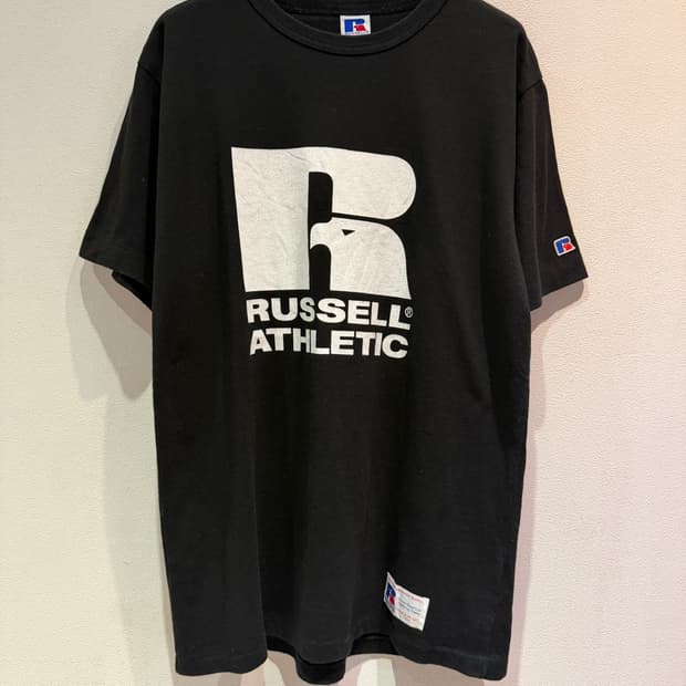 Russell Athletic Black Logo Tee