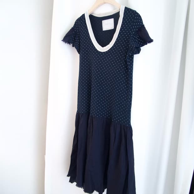 [Sacai × COMME des GARCONS] dot dress
