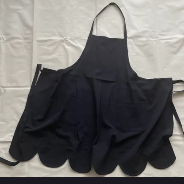 꼼데가르송 걸 앞치마 원피스 S
