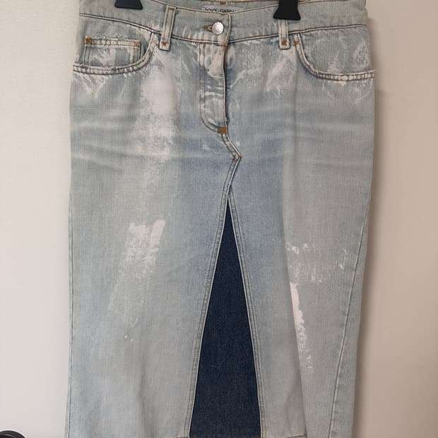 돌체앤가바나 청치마 42사이즈