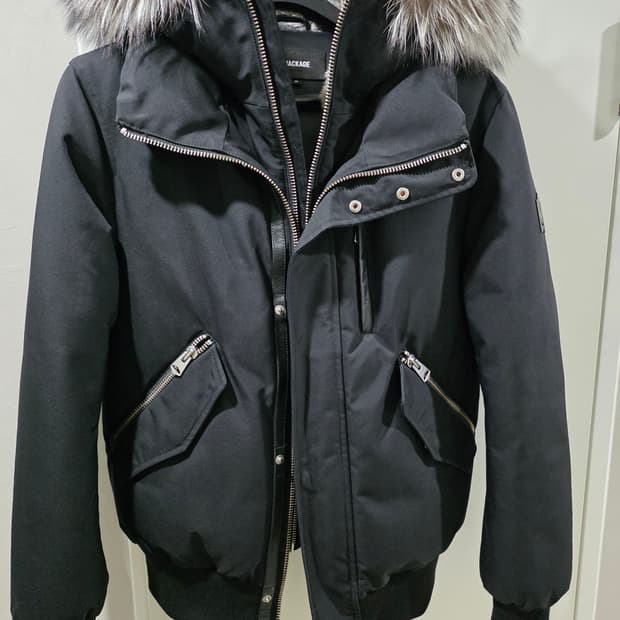 맥케이지 딕슨 블랙 실버퍼 36사이즈