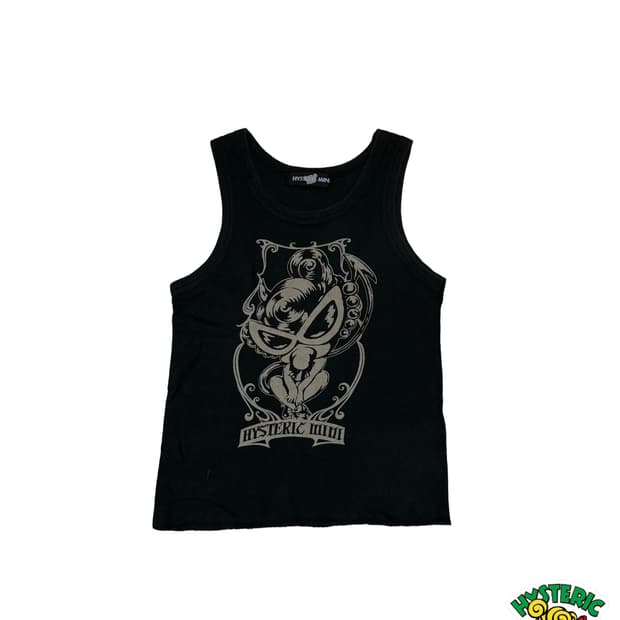 히스테릭 미니 블랙 슬리브리스