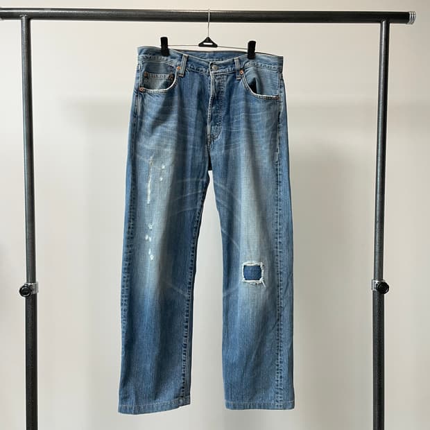 (32~33) Levis501 리바이스501 워싱 데님팬츠