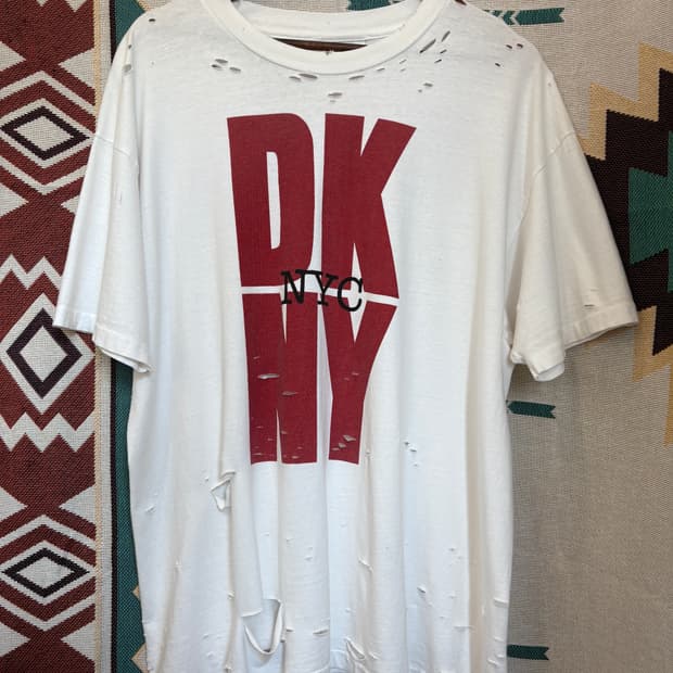 DKNY 리메이크 티어 티셔츠