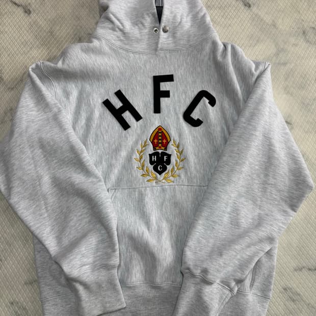 헤리티지플로스 10주년 빅로고 후드티 팝니다