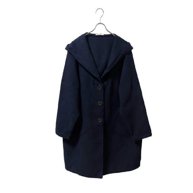 Wool-touch Big Hood Coat