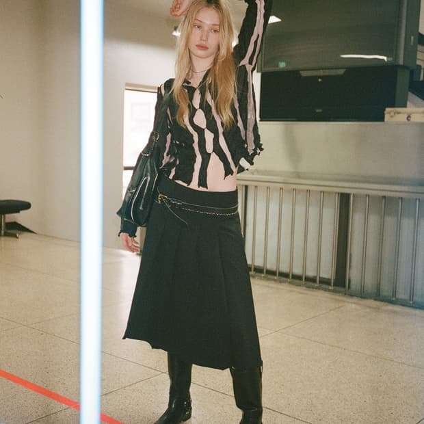 Khiho 블랙 바이커 부츠 38 (245-250)