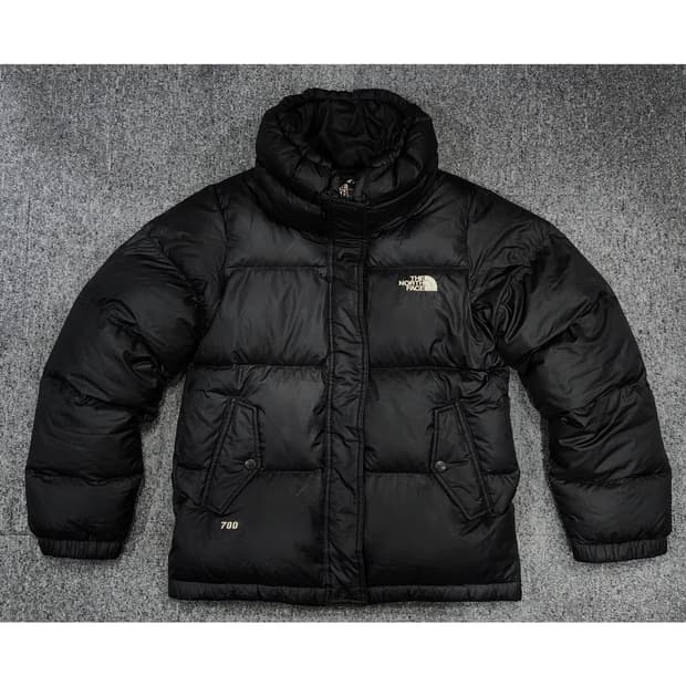 노스페이스 700 구스 패딩 블랙 숏패딩 85