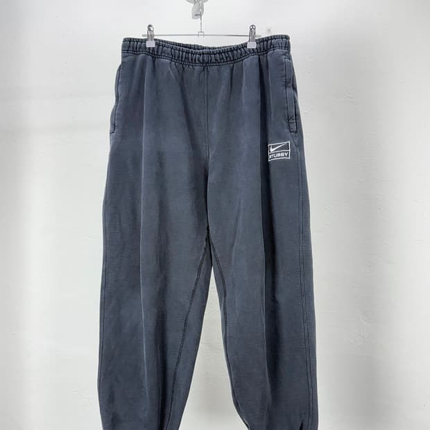 나이키 스투시 nrg 워시드 블랙 플리스 팬츠