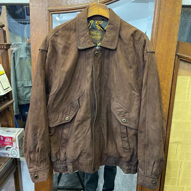 90s Vintage Real Lambskin Leather Jacket