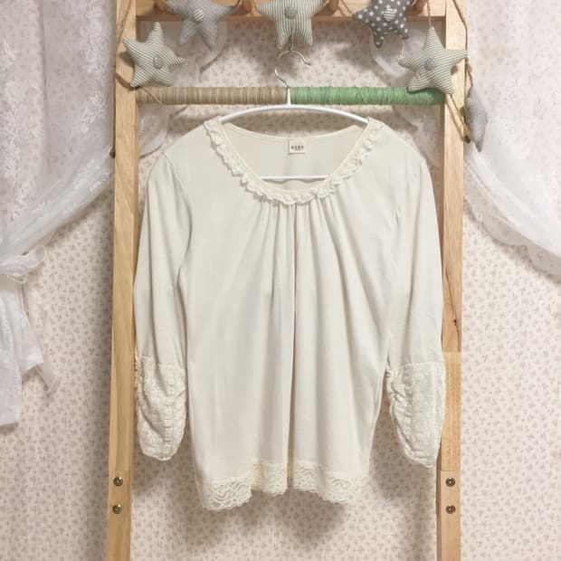 빈티지 엑시즈팜 레이스 슬리브