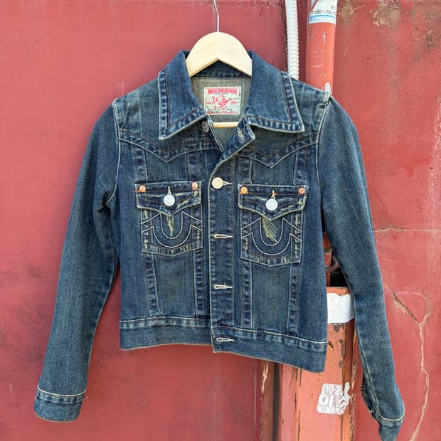 True Religion 데님 자켓