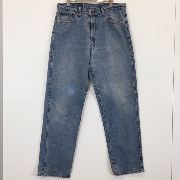 리바이스 565 90s USAmade 루즈 와이르레그 데님진 36 인치 