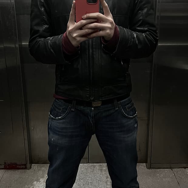 dolce & gabbana leather jacket-48