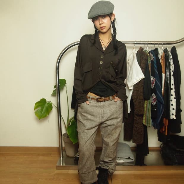 미치코런던 버튼 버뮤다 팬츠