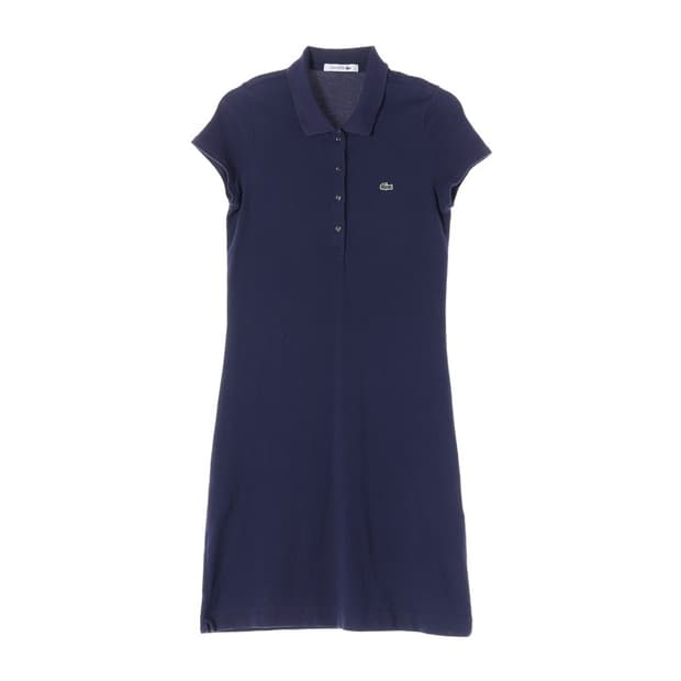 라코스테 슬림핏 스트레치 피케 폴로 원피스 36