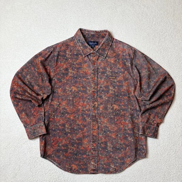 디네뎃 22FW 코듀로이 플로랄 셔츠 PN6544