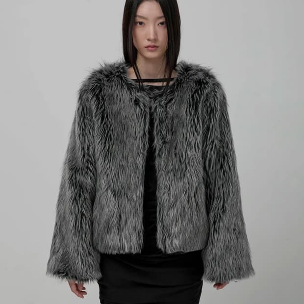 플레어업 퍼자켓 차콜 1