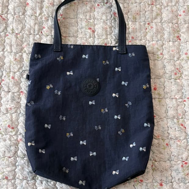 Kipling 키플링 모리걸 리본 도트 포인트 대장 핀터레스트 도트백