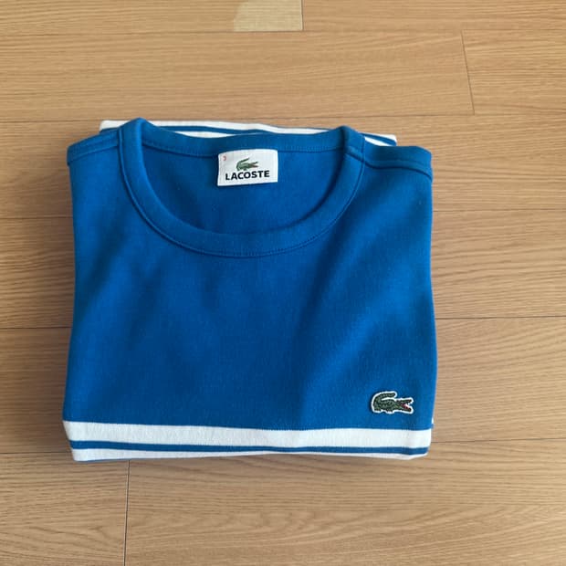 라코스테 스트라이프 긴팔 티셔츠(L 100) 새상품