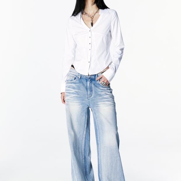2000아카이브스 SNYDER WIDE DENIM (BLUE)