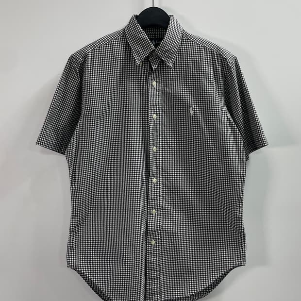 폴로 랄프로렌 깅엄체크 반팔 셔츠 (on.65)