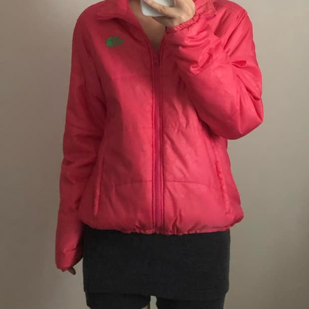 노스페이스 핑크 경량패딩