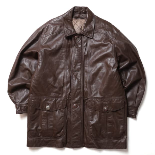 입생로랑 Yves Saint Laurent Leather Coat 