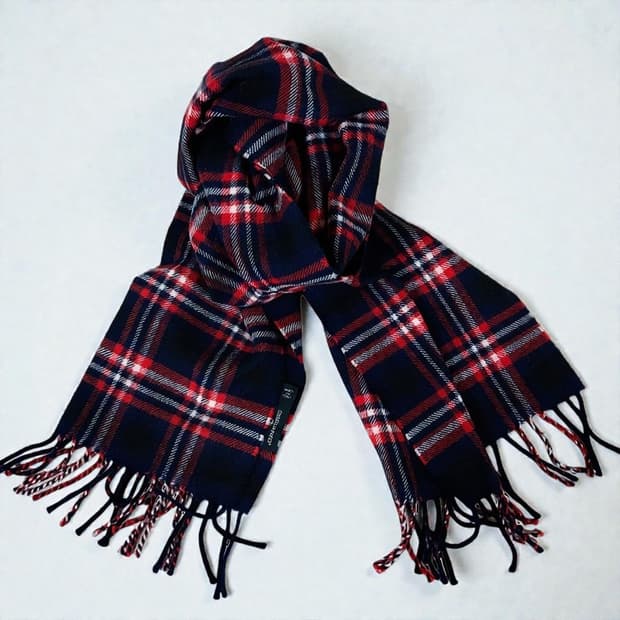 Dsquared2 디스퀘어드 울 체크 머플러