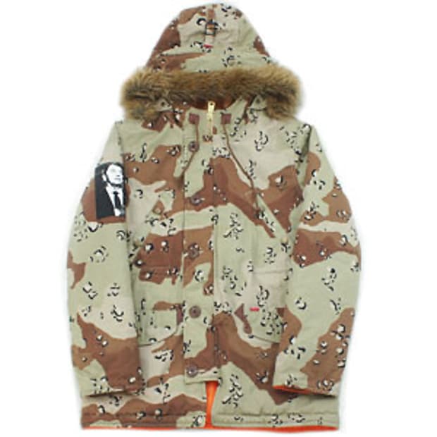 슈프림 데저트 카모 패딩자켓