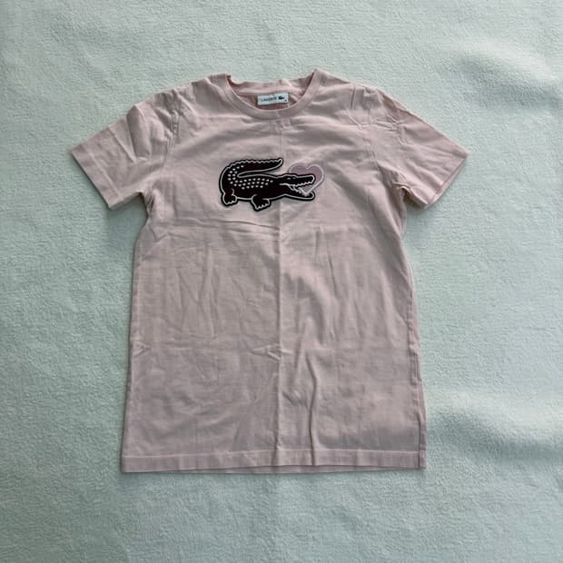 36 라코스테 하트 크록 반팔 티셔츠 0313T