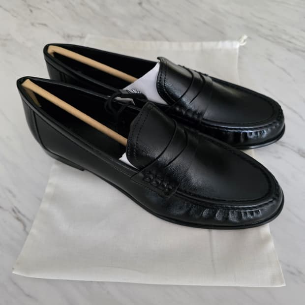 39) 자라 더로우 소프트 셔링 로퍼