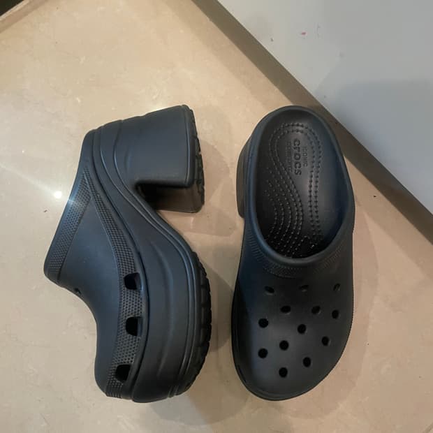 크록스 사이렌 블랙 230