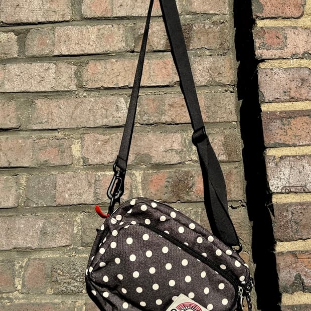 Jpn 2000s 모리걸 coleman 도트 미니 크로스백