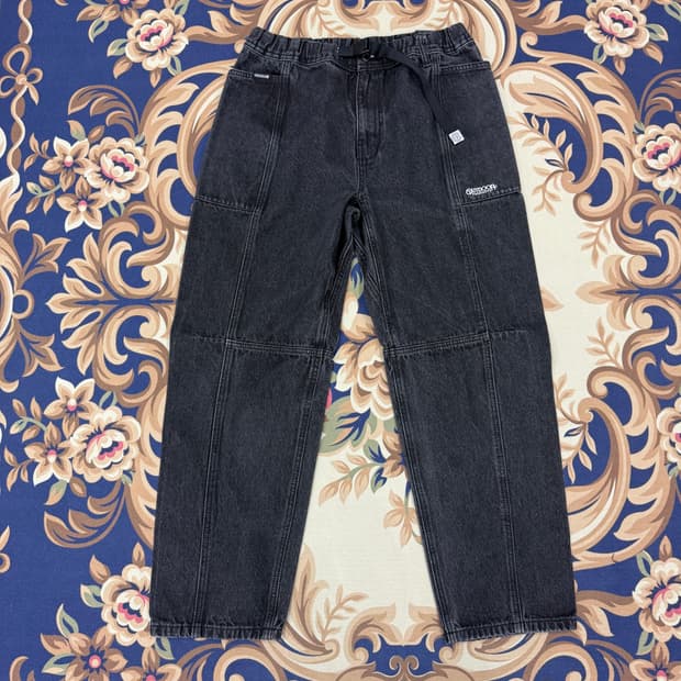 (M)아웃도어 Outdoor 흑청밴딩데님팬츠