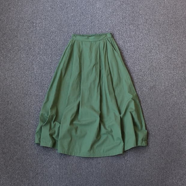 Samansa Mos2 BLUE Pleated Skirt