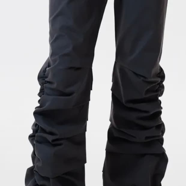 러브이즈트루 프릴 셔링 팬츠