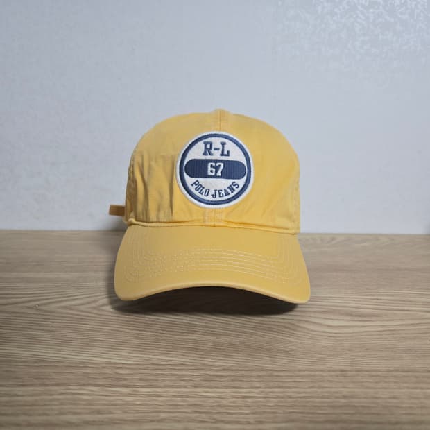OS 폴로진스 빈티지 패치 볼캡 옐로우