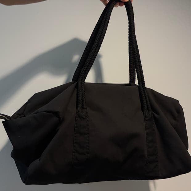 Ee 더플백 블랙 라지