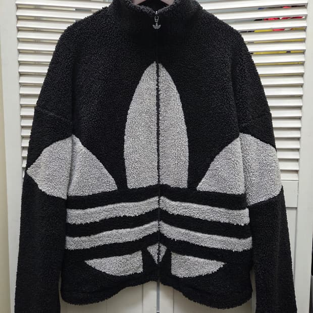 아디다스 빅트레포일 플리스 자켓